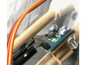 Gyroskop Beschleunigungssensor montieren - Elektronik 3-Achsen-Beschleunigungssensor gyro Kreisel mount Teil 3d print model - Mito3D