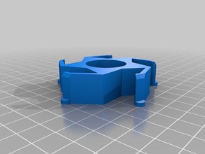 60 mm makara hub adaptörü özelleştirilmiş 3d yazıcı parçaları 3d print model - Mito3D