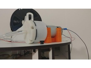 berd air max Pumpe montieren 3d Drucker Zubehör berd-Luft berdair Halterung mount rostock v2 3d print model - Mito3D