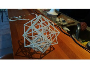 lattice cube torture test Mathe-Kunst kundengebundene 3d print model - Mito3D