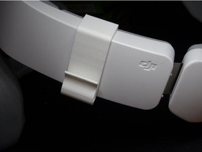dji goggles cable clip r c vehicles holder goggle 3d print model - Mito3D