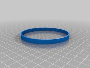 138t gt2 timing belt 3d printer parts customized 3d print model - Mito3D