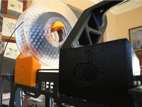 1kg bee prusa mono spool holder v1 3d printer accessories filament hello hellobeeprusa steel 3d print model - Mito3D