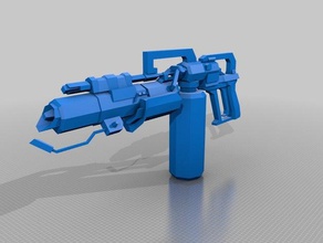 aliens vs predator m240 flame thrower low poly 3d printing 3d print model - Mito3D
