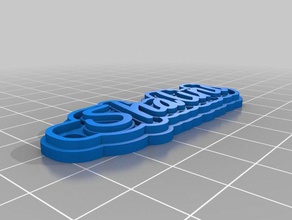 shalini llaveros personalizado 3d print model - Mito3D