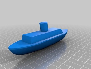 unsinkable toy ship toys & games bathroom boat 3d print model - Mito3D