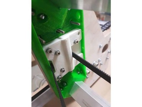alternative belt clamp root 3 cnc machine tools 3d print model - Mito3D