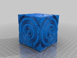 tardis siege mode cube props 3d print model - Mito3D