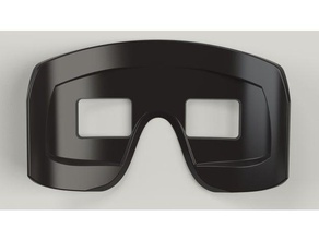 flykey rafale v1 de la façade r c véhicules fpv des lunettes protection 3d print model - Mito3D