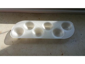 uovo vassoio famiglia titolare 3d print model - Mito3D