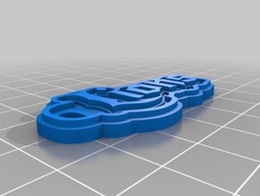 lions-Schlüsselanhänger Schlüsselanhänger kundengebundene 3d print model - Mito3D