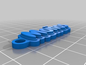 mo os 2 keychains customized 3d print model - Mito3D