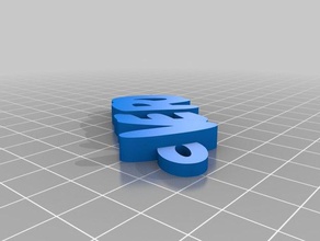 vero Anahtarlık özelleştirilmiş 3d print model - Mito3D