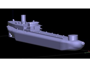 ss meteor dos de baleine cargo des véhicules 3d print model - Mito3D