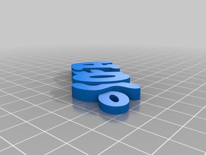 sofia 2 chaveiros personalizado 3d print model - Mito3D