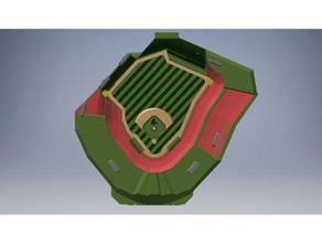el fenway park las estructuras de edificios 2017 béisbol boston redsox la mlb estadio windancerepeat 3d print model - Mito3D