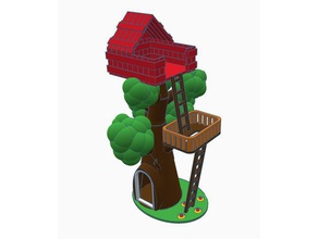 tree house Spielzeug & Spiele Gebäude Haus kit - Baum 3d print model - Mito3D