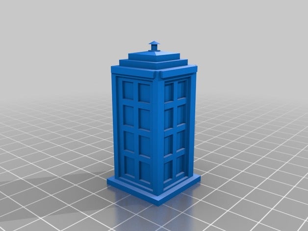 tardis 3d baskı doktor drwho 3D print model - Mito3D