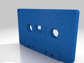 audio tape v2 tiny hole props 3d print model - Mito3D