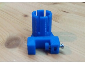 abrazadera rollholder de los hogares la titular el rollo rollenhalter 3d print model - Mito3D