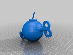 bombom games keychain mario nerd tinkercad 3d print model - Mito3D
