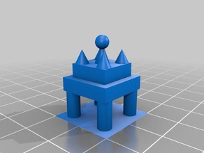 strano castello art 3d print model - Mito3D
