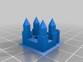 castle buildings & structures 3d print model - Mito3D