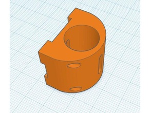igus drylin support de palier L'imprimante 3d pièces brearing titulaire douille la lumière rj4jp-01-08 3d print model - Mito3D