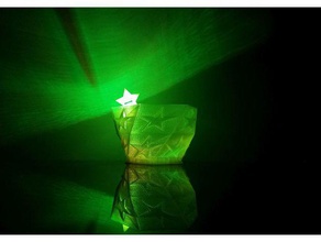 ricaricabile a led stella fioriera i contenitori sughero quarto di luglio porta luce san valentino il giorno 3d print model - Mito3D