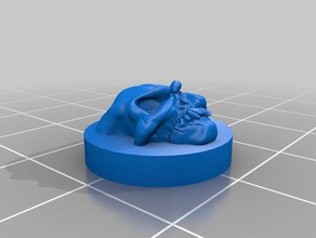 Toten goblin skull marker Spielzeug & game Zubehör 3d print model - Mito3D