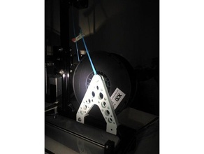 2020 ra spool holder filtered filament guide 3d printer accessories printing dust filter fillament mount 3d print model - Mito3D