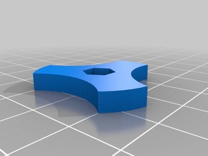 il mio personalizzato parametrico dado esagonale manopola Stampante 3d accessori su misura 3d print model - Mito3D