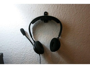 headset wall hanger - wot edition audio headphones headphone holder wargaming world tanks 3d print model - Mito3D