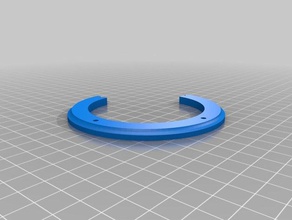 parametric bearing flange inner race parts customized 3d print model - Mito3D