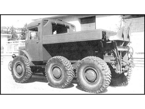 laffly s45 vehículos francia tanque arma la 2 ª guerra mundial segunda 3d print model - Mito3D