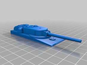t28htc vehículos tanque estados unidos arma mundo de los tanques wot la 2 ª guerra mundial segunda 3d print model - Mito3D