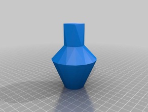 4 32 lati vaso arredamento i geometrica krisp3d low poly piazza il 3d print model - Mito3D