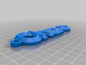 llavero de charo organización personalizado 3d print model - Mito3D