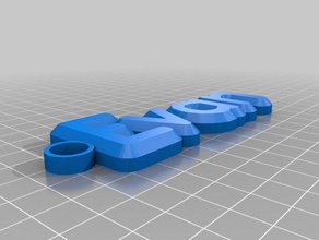 evan organización personalizado 3d print model - Mito3D