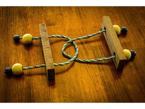 la corde casse-tête puzzles teaser de cerveau puzzle chaîne 3d print model - Mito3D