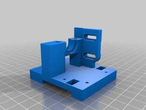 hipercubo evolución del extrusor de montaje pibot óptico reflexión tope terminal Impresora 3d las piezas carrige hevo transporte ir 3d print model - Mito3D