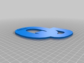 kopieren sooners Zeichen 3d-drucken 3d print model - Mito3D