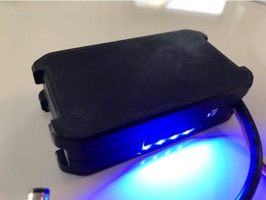 fatshark goggle 18650 li-ion battery holder case r c vehicles fpv 3d print model - Mito3D