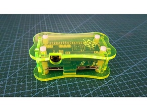 boîtier raspberry pi zéro phat dac l'audio laser lasercut pimoroni 3d print model - Mito3D
