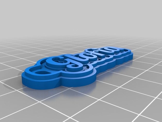 gloria keychains customized 3D print model - Mito3D