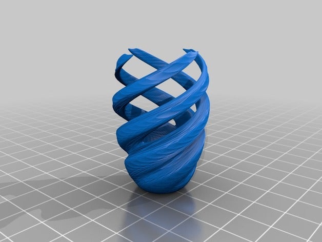 Schwenk-vase Dekor vase 3D print model - Mito3D