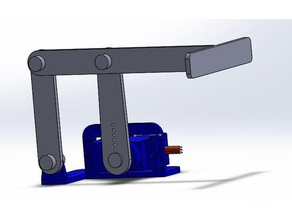 mini robô de braço 9g servo A impressão 3d do robot 3d print model - Mito3D