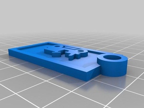 rasaerba chiave tag organizzazione keychain portachiavi keytag tosaerba trattorino equitazione 3d print model - Mito3D