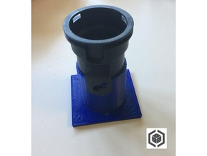 shop vac flange parts craftsman shopvac coupler 3d print model - Mito3D
