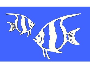 fish design art wslab 3d print model - Mito3D